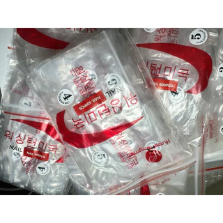 เล็บPVC สั้นกุด 600 ชิ้น/แพค มีเบอร์ 0-9 (เบอร์5-6 ได้รับอย่างละ2ห่อ)