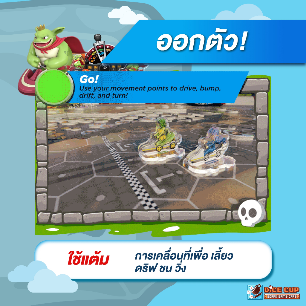 [ของแท้] Dungeon Kart Gold Tier Kickstarter Board Game ราคา ถูกที่สุด ดีลบีเคเค แกลเลอรีภาพที่ 6