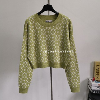 HOLLISTER​  KNIT SWEATER​ (Green)​