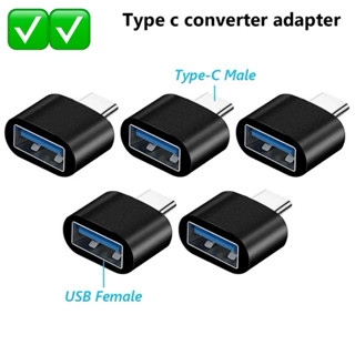 1 PCS ใหม่ Universal Type-C To USB 2.0 OTG Adapter Connector สำหรับโทรศัพท์มือถือ USB2.0ประเภท C OTG สายอะแดปเตอร์