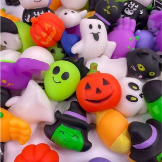 👻Squishys Halloween  48 ชิ้น👻 บีบๆ แบร๋ๆ  สกุชชี่ฮาโลวีน โมนิๆ น่ารักๆ