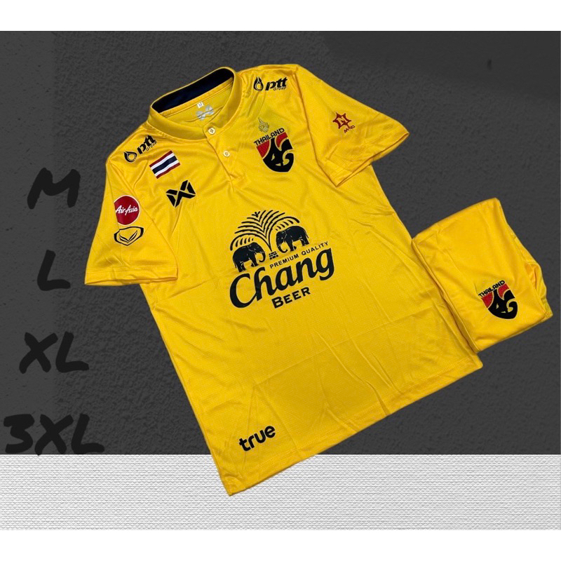 ชุดบอลชุดกีฬาแบบคอจีนเสื้อ+กางเกงผ้านิ่มเย็นใส่สบายซักแห่งงายใส่ได้ทั้งชายและหญิง