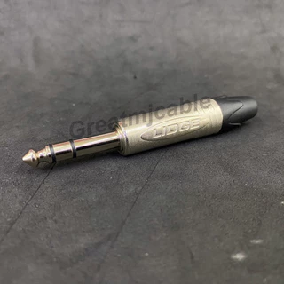 ปลั๊ก Mic Stereo 6.35mm LIDGE รุ่นYM-202D ปลั๊กไมค์สเตอริโอ ไมโครโฟน Stereo เข้าสายสัญญาณ