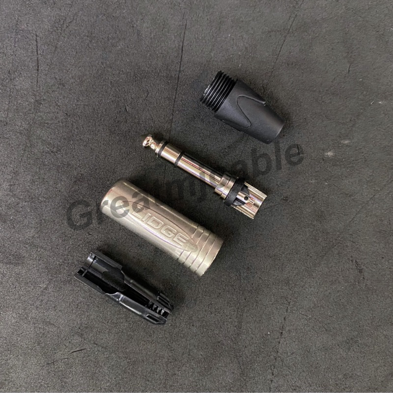 ปลั๊ก Mic Stereo 6.35mm LIDGE รุ่นYM-202D ปลั๊กไมค์สเตอริโอ ไมโครโฟน Stereo เข้าสายสัญญาณ
