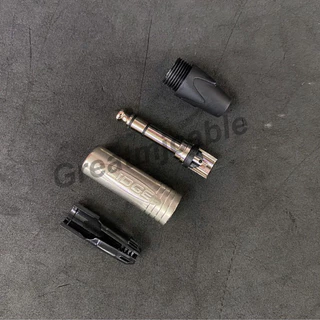 ปลั๊ก Mic Stereo 6.35mm LIDGE รุ่นYM-202D ปลั๊กไมค์สเตอริโอ ไมโครโฟน Stereo เข้าสายสัญญาณ