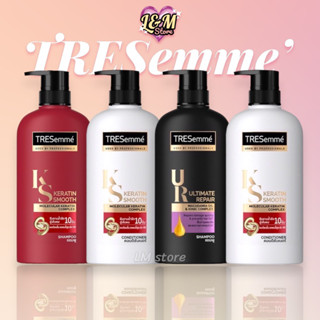 TRESemmé Shampoo &amp; Hair Conditioner 450/400ml. เทรซาเม่ แชมพู &amp; ครีมนวด 450/400มล.