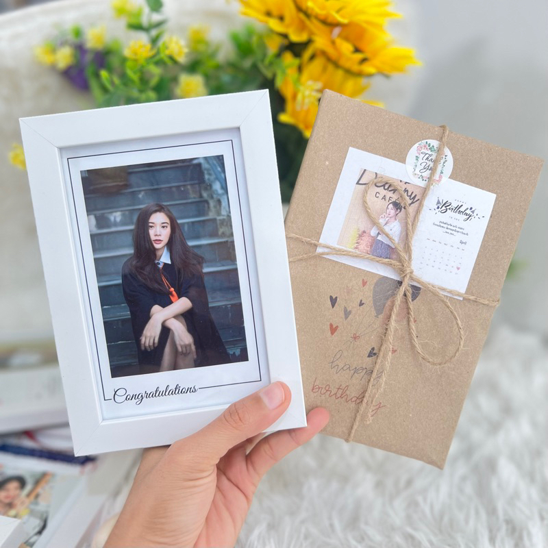 (ส่งเร็ว ภายใน2วัน) ทำกรอบรูป+ซองสุดเก๋ๆ เปลี่ยนข้อความได้  ของตกแต่ง ของขวัญวันเกิด ของขวัญเซอร์ไพรส์แฟน มีมากกว่า20แบบ