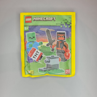 LEGO Polybag Minecraft Ninja Zombie and TNT paper bag polybag