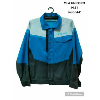 MLA UNIFORM แท้ รอบอก44 "แจ็คเก็ตช่างชาย