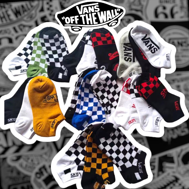 สายตรีทต้องมี ถุงเท้าVANS OFF THE WALL (ข้อสั้นแพ็ค3คุ่)แท้ หนาสวยตรงปก ถุงเท้าแวน ถุงเท้าสตรีท