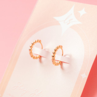 LELISA - Pon De Ring Earring - ต่างหูแบบห่วงมินิมอลสุดหรู - สแตนเลสแท้