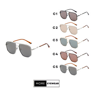 แว่นกันแดด ทรง ทรง Aviator Square แว่นกันแดดกัน UV400 แบรนด์ HIG #4364