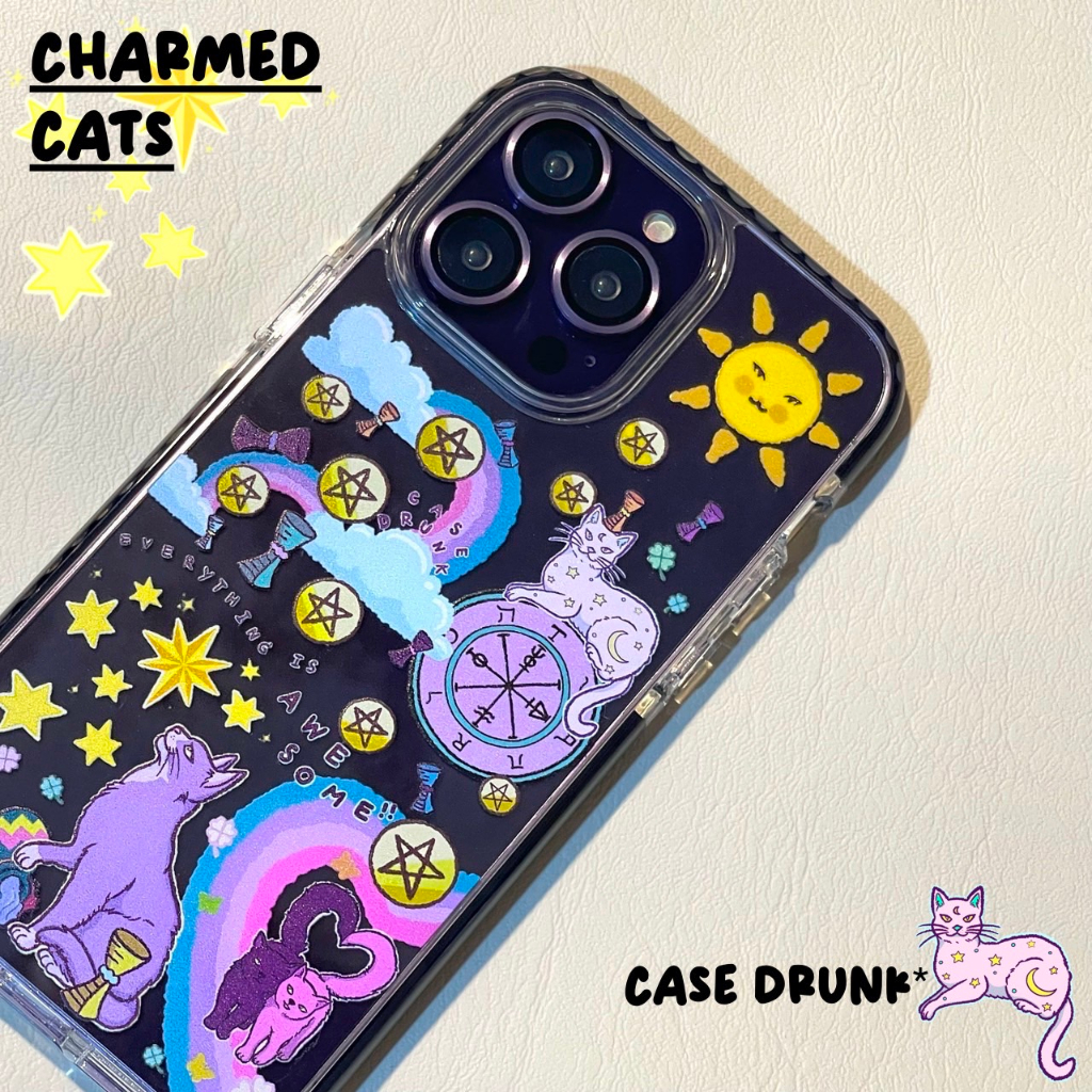 🔥🇹🇭(Premium) Impact Bumper Case Charmed เคสสำหรับไอโฟน 15Promax - 15 14Promax - 14 13PM -13 12 11