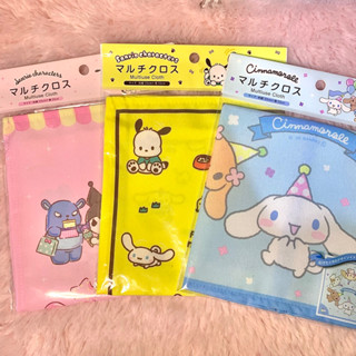 [NEW🔥] พร้อมส่ง ผ้าอเนกประสงค์ ลายซานริโอ้ Sanrio Multi Cloth 33x33ซม สินค้าลิขสิทธิ์เเท้ หิ้วจากญี่ปุ่น🇯🇵