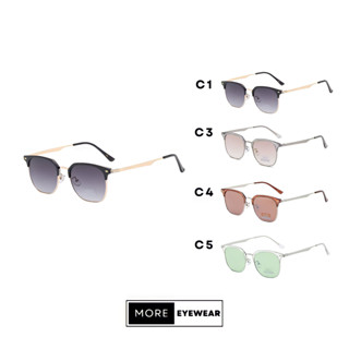 แว่นกันแดด Clubmaster Sunglasses แว่นกันแดดกัน UV400 แบรนด์ HIG #4372