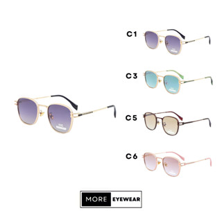 แว่นกันแดด ทรง Round Sunglasses  แว่นกันแดดกัน UV400 แบรนด์ HIG #5382