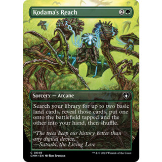 [MTG] Kodamas Reach (Borderless) [CMR] [GREEN] [COMMON] [NORMAL] [ENG] (การ์ดเมจิค / Magic the Gathering)