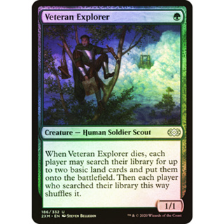 [MTG] Veteran Explorer [2X2] [GREEN] [UNCOM] [FOIL] [ENG] (การ์ดเมจิค / Magic the Gathering)