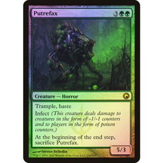 [MTG] Putrefax [SOM] [GREEN] [RARE] [FOIL] [ENG] (การ์ดเมจิค / Magic the Gathering)