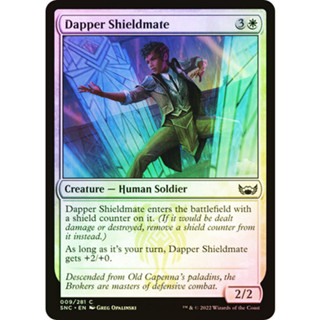 [MTG] Dapper Shieldmate [SNC] [WHITE] [COMMON] [FOIL] [ENG] (การ์ดเมจิค / Magic the Gathering)