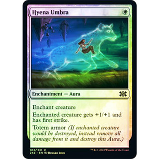 [MTG] Hyena Umbra [2X2] [WHITE] [COMMON] [FOIL] [ENG] (การ์ดเมจิค / Magic the Gathering)