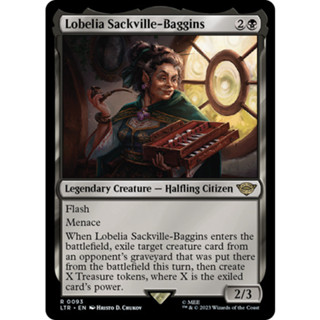 [MTG] Lobelia Sackville-Baggins [LTR] [BLACK] [RARE] [NORMAL] [ENG] (การ์ดเมจิค / Magic the Gathering)