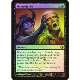 [MTG] Memoricide [SOM] [BLACK] [RARE] [FOIL] [ENG] (การ์ดเมจิค / Magic the Gathering)