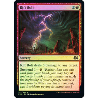 [MTG] Rift Bolt [2X2] [RED] [COMMON] [FOIL] [ENG] (การ์ดเมจิค / Magic the Gathering)