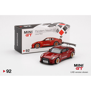 พร้อมส่ง  Mini gt Pandem Nissan GT-R (R35) Lava Red