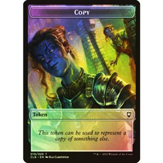 [MTG] Copy // Treasure Token [CLB] [TOKEN] [COMMON] [FOIL] [ENG] (การ์ดเมจิค / Magic the Gathering)