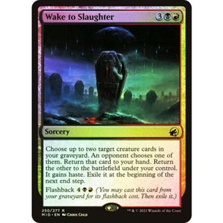 [MTG] Wake to Slaughter [MID] [MULTI] [RARE] [FOIL] [ENG] (การ์ดเมจิค / Magic the Gathering)