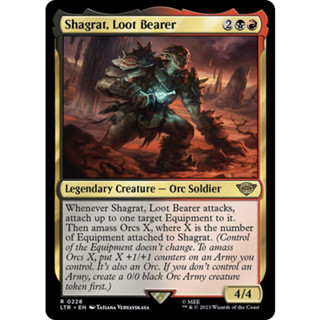 [MTG] Shagrat, Loot Bearer [LTR] [MULTI] [RARE] [NORMAL] [ENG] (การ์ดเมจิค / Magic the Gathering)