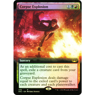 [MTG] Corpse Explosion (Extended Art) [SNC] [MULTI] [RARE] [FOIL] [ENG] (การ์ดเมจิค / Magic the Gathering)