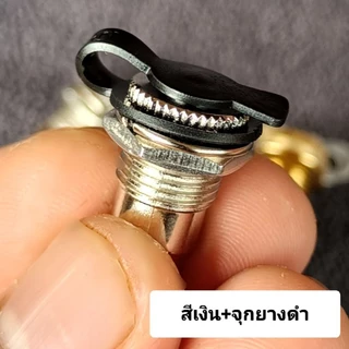 Dc 5.5×2.1มม. ตัวเมีย พร้อมจุกกันน้ำ แบบใส และแบบดำ