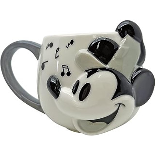 Walt Disney Company 100th Anniversary D100 แก้วหน้ามิกกี้เมาส์ Steamboat Willie ประมาณ 350 มล. SAN4178