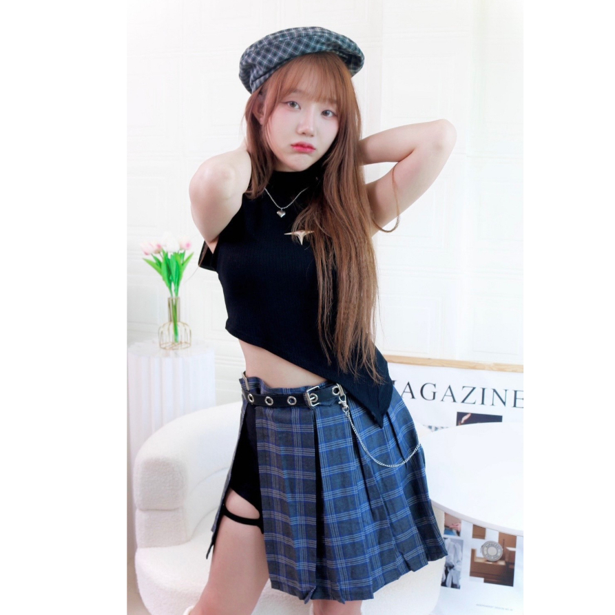 🔥KSTYLE4U🔥 SET ปาตี้คัช+กระโปรงเทนนิสเซท  #K-888