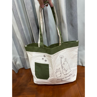 Tote Bag Donguri Kyowakoku Anniversary My Neighbor Totoro กระเป๋าสะพาย โตโตโร่ สภาพใหม่ งานลิขสิทธิ์ แท้ ญี่ปุ่น