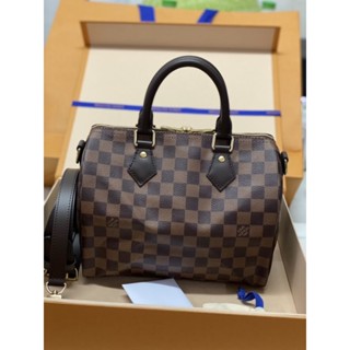 กระเป๋า​louis​ vuitton speedy 25แท้​100​%ส่งฟรีมีของแถม