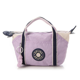 Kipling ของแท้ 💯% รุ่น ART Compact สี Gentle Lilac Bl กระเป๋าถือขนาดมินิ สไตล์ยอดนิยมตอนนี้เลยค่ะ