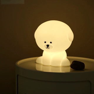 [ลด15%. โค้ด"J45GKF"] [พร้อมส่ง] Bichon Mood Lamp โคมไฟหมาน้อง โคมไฟมินิมอล โคมไฟตั้งดต๊ะ