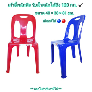 Small Evting เก้าอี้พนักพิง NO.152 พลาสติกเกรดA มี 2 สี