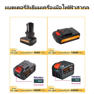 แบตเตอรี่เครื่องตัดหญ้า แบตเตอรี่ Pinsen แบตเตอรี่เลื่อยยนต์ แบตเตอรี่ปืนฉีดน้ำไร้สาย