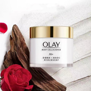 ของแท้ 100%₪❡OLAY body scrub สครับผิวขาว สคับ กำจัดผิวที่หยาบ บำรุงผิวหนัง นิโคตินาไมด์ + กรดไฮยาลูโรนิก 200g