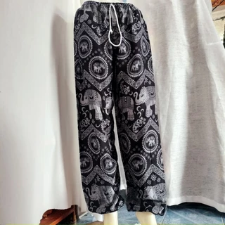 กางเกงลายช้าง ขายาว มีไซส์ s/m/l