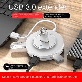 Thjingston USB 2.0 Hub 4 Port With Micro Usb Power ตัวเพิ่มช่อง USB 2.0 Hub 4 สำหรับ PC แล็ปท็อปอุปกรณ์เสริมคอมพิวเตอร์