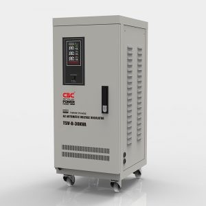 CBC เครื่องปรับแรงดันไฟฟ้าอัตโนมัติ รุ่น TSV-B-60KVA ไฟ 3 เฟส หม้อเพิ่มไฟ ปรับแรงดัน