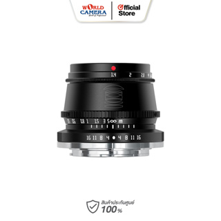 [ส่งด่วนกรุงเทพ 1 ชม ]  TTArtisan 35mm f1.4 APS-C Lens  black//silverเลนส์มือหมุน - ประกันศูนย์