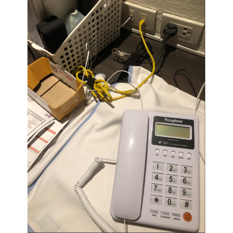 โทรศัพท์สำนักงาน Panasonic รุ่น KX-T2007 โทรศัพท์บ้าน  ไม่ใช้ถ่านแบตเตอรี่ โทรศัพท์มีสาย ประกันร้าน 1ปี พร้อมส่ง cod