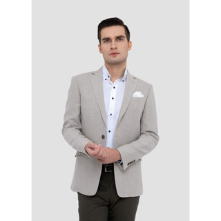 SUIT SELECT LIBECO Linen Jacket (Beige)