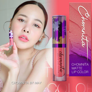 Chomnita ลิปแมท ชมนิต้า จูบไม่หลุด ติดทน ไม่ติดแมสก์ มีหลายสีให้เลือก